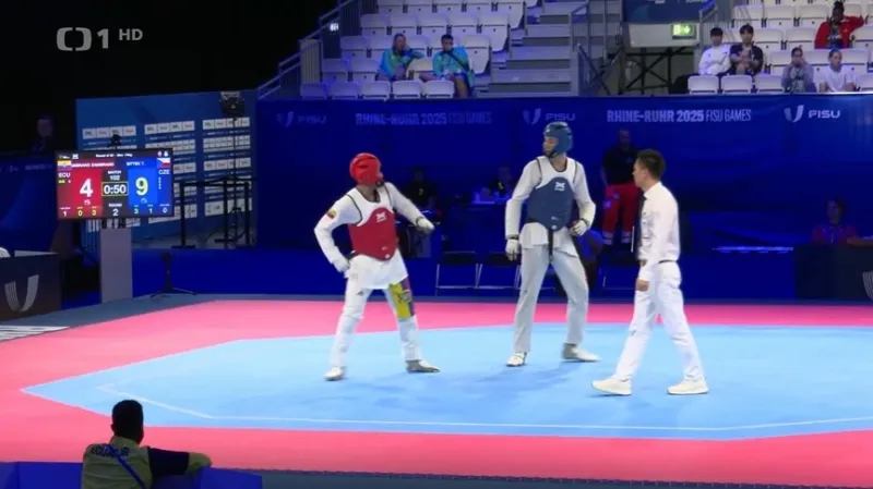 Českým taekwondistům se na univerzitních hrách daří