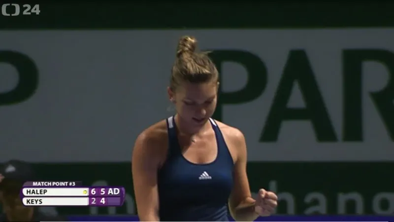 Simona Halepová zdolala Američanku Keysovou ve dvou setech