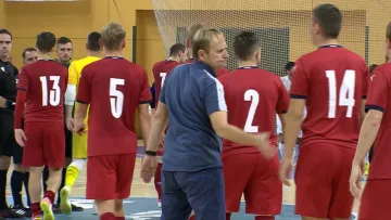 Čeští futsaloví reprezentanti se chystají na Arménii