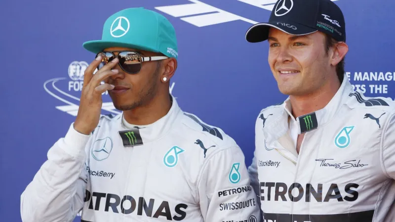 Lewis Hamilton a Nico Rosberg