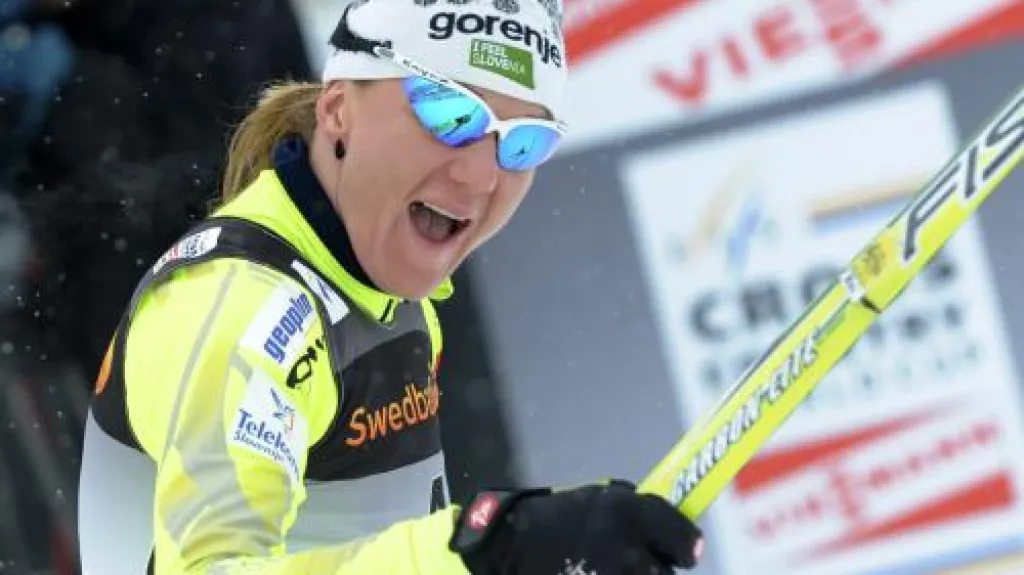 Slovinská lyžařka Petra Majdičová