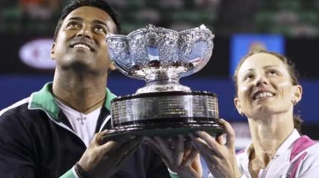 Leander Paes a Cara Black