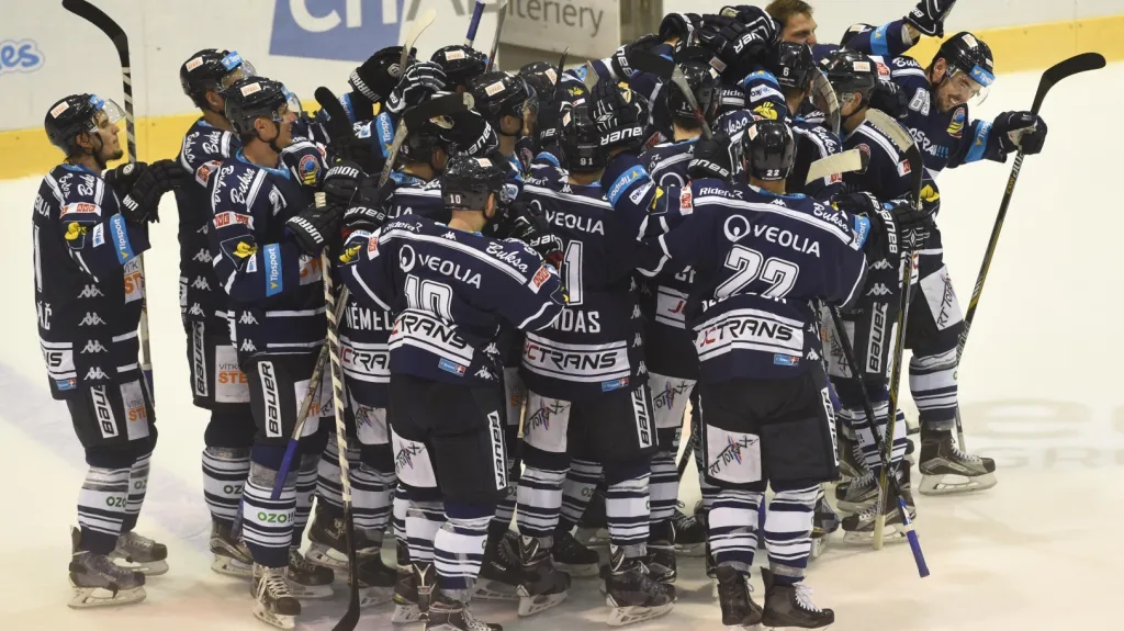 Radost hokejistů Vítkovic