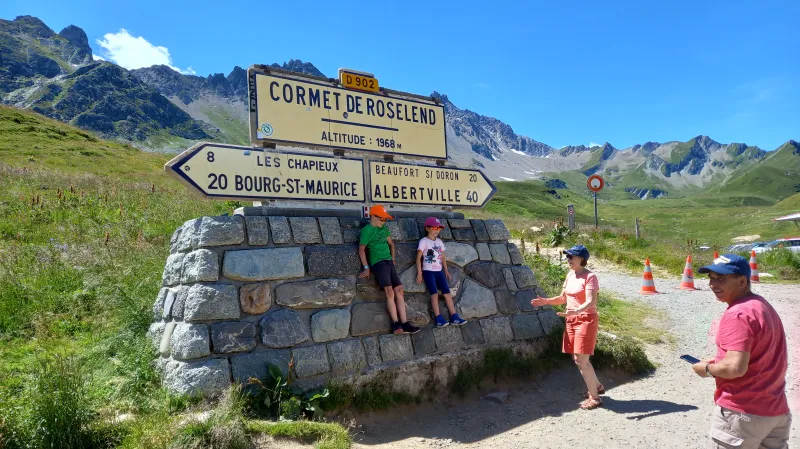 Vrchol Cormet de Roselend