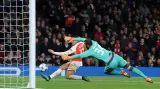 Gól v utkání Arsenal - Záhřeb: Sánchez - 3:0 (69. min.)