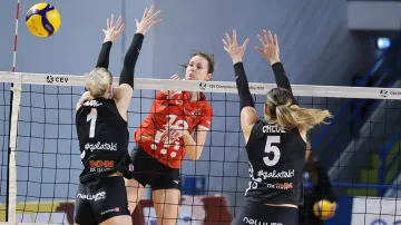 Ostravským volejbalistkám se rozplynul sen o čtvrtfinále Challenge Cupu