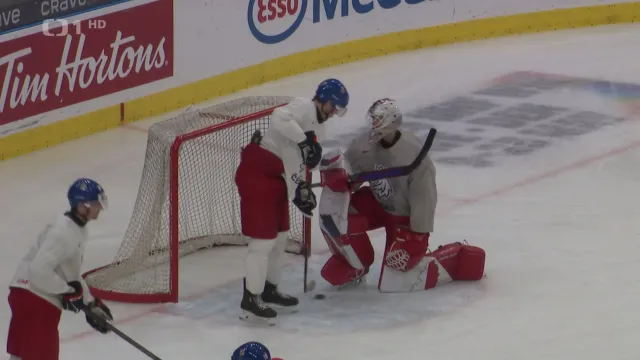 Hokejová dvacítka se chystá na čtvrtfinále s Kanadou