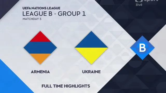 Sestřih utkání Arménie – Ukrajina