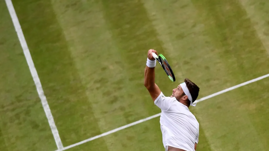 Jiří Veselý v 1. kole Wimbledonu uspěl