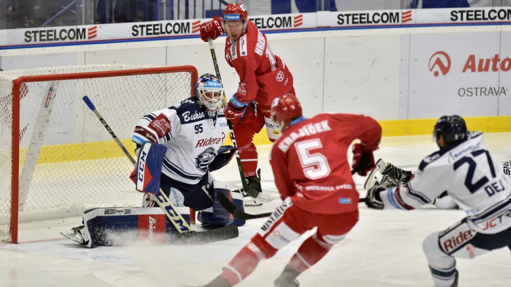 Utkání Vítkovice - Třinec