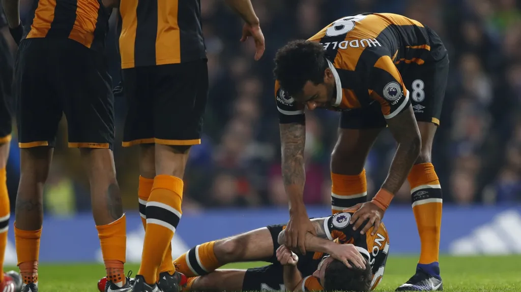 Zraněný Ryan Mason z Hullu