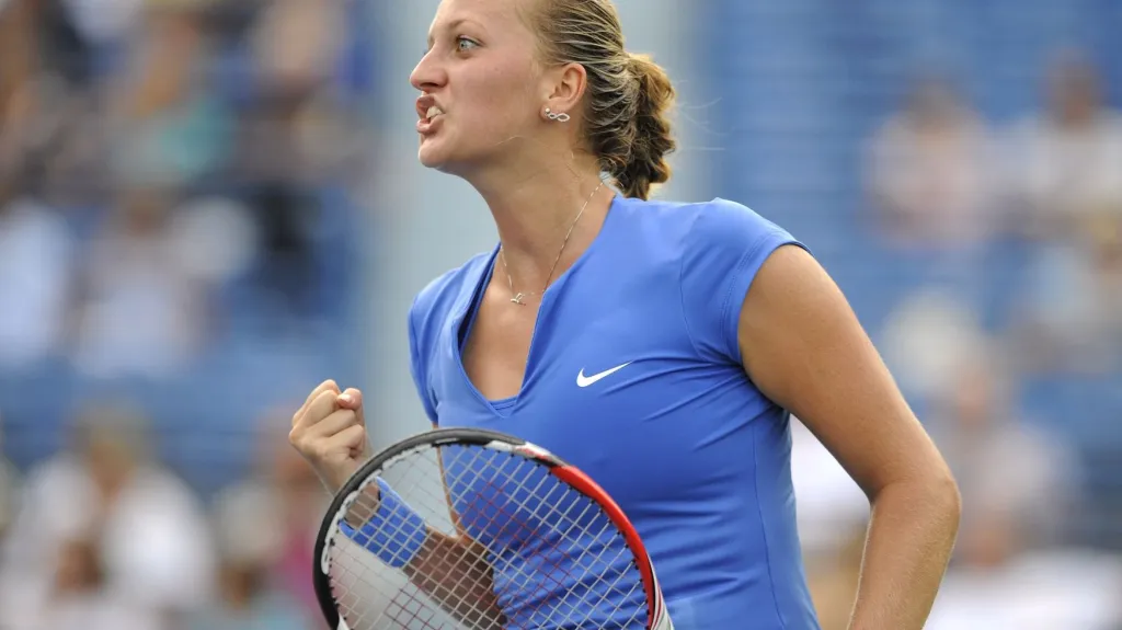 Petra Kvitová na turnaji v New Havenu