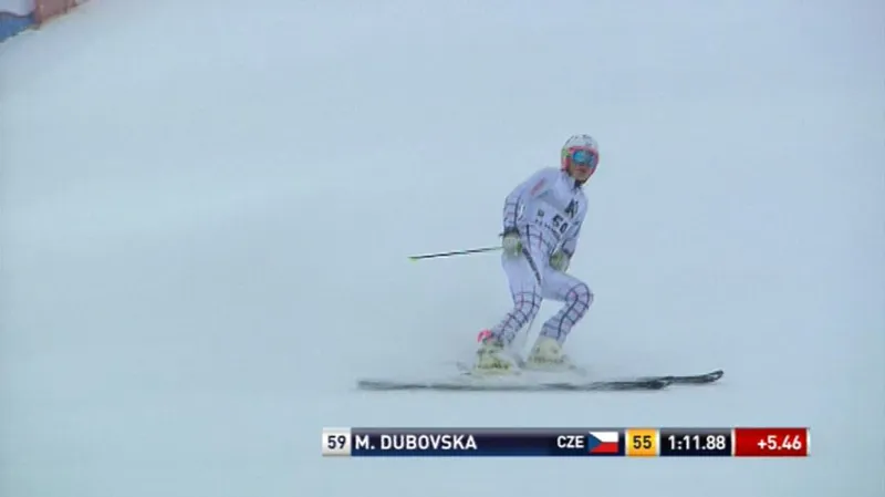 Sestřih obřího slalomu žen v Semmeringu
