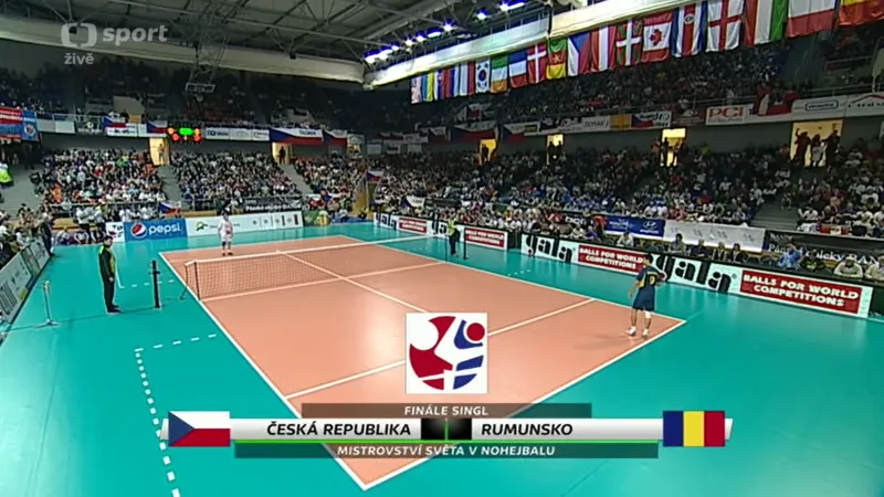 Záznam MS v nohejbale - finále singlu
