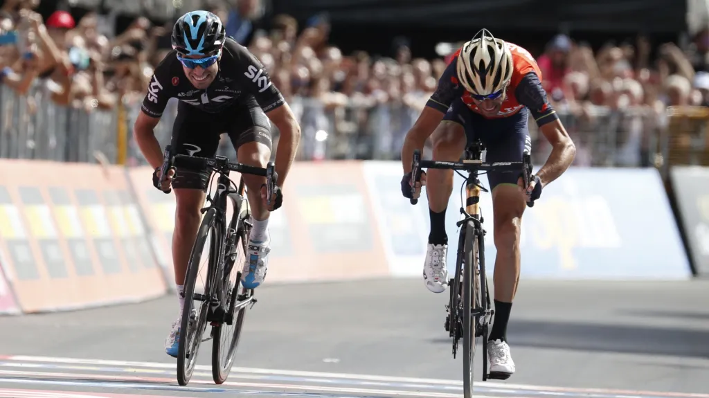 Závěrečný souboj Mikela Landy s Vincenzem Nibalim