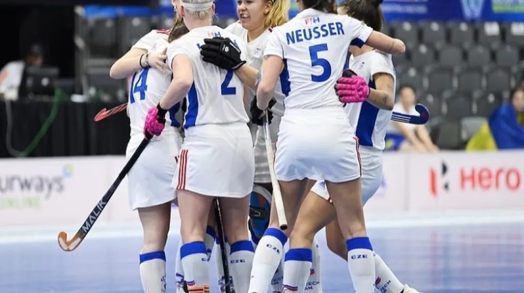 Radost českých pozemních hokejistek