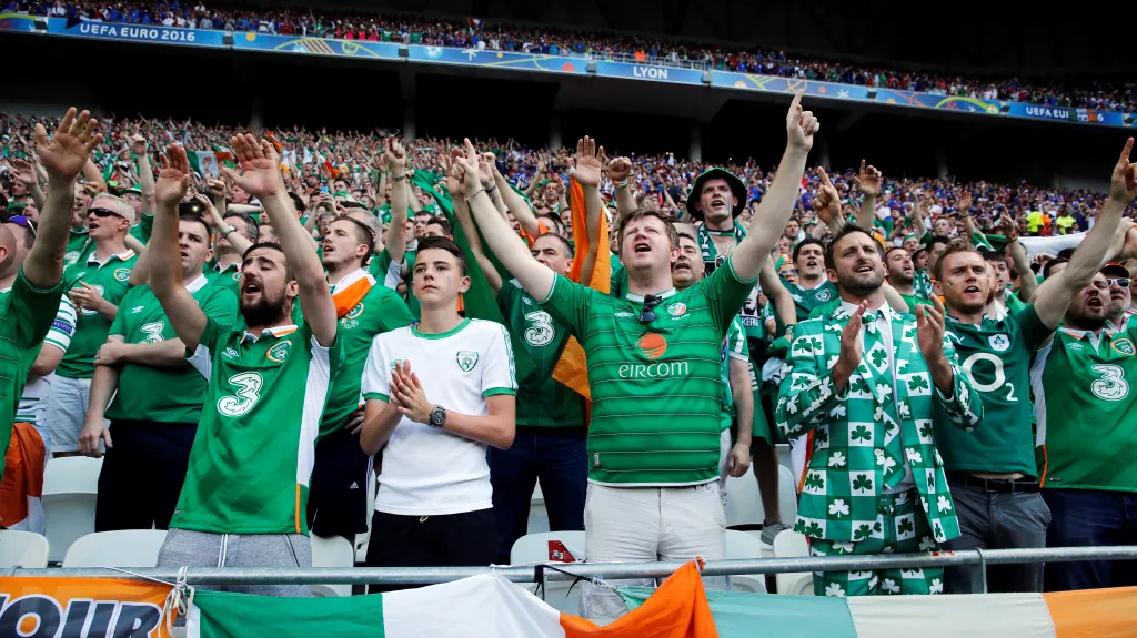 Fanoušci Irska na Euru 2016