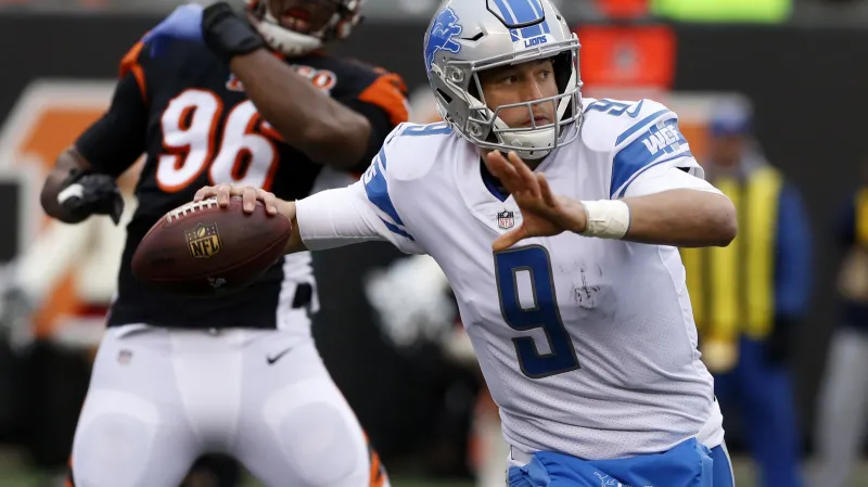 Quarterback Detroitu Matthew Stafford