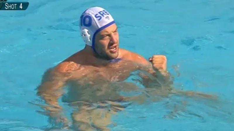 Sestřih vodního póla: Srbsko - Maďarsko (M)