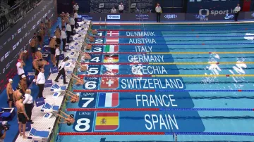 Finále polohové štafety na 4x50 metrů s českou účastí