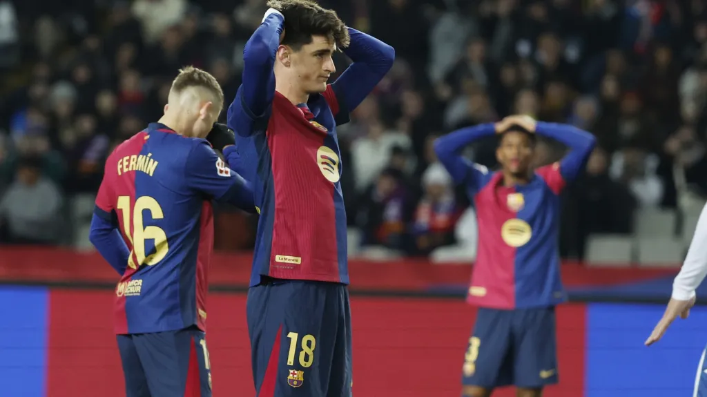 Smutní hráči Barcelony