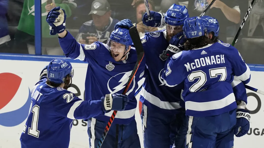 Radost hokejistů Tampy