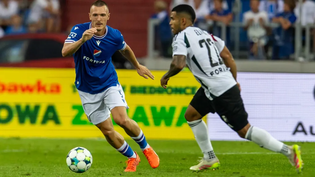 Utkání Baník Ostrava – Legia Varšava