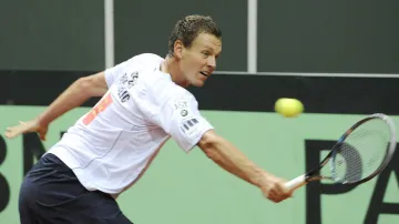Tomáš Berdych trénuje v Praze