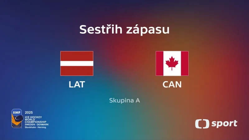 Sestřih utkání Lotyšsko – Kanada