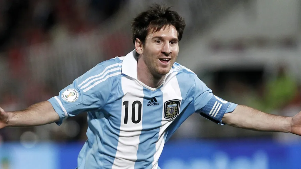 Lionel Messi v dresu Argentiny