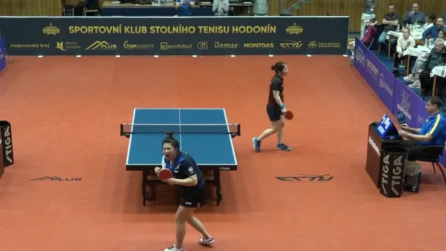 Stolní tenistky Hodonína doma v LM nestačily na Étival