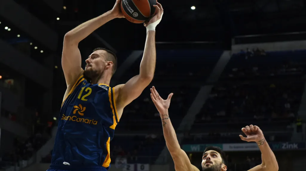 Ondřej Balvín v dresu Gran Canarie