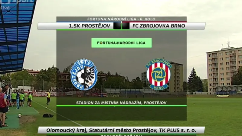 Sestřih utkání Prostějov - Brno
