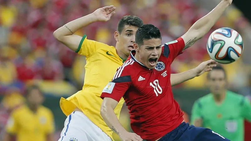 Utkání Brazílie - Kolumbie