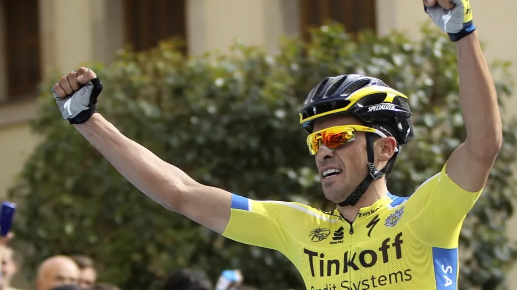 Alberto Contador v závodě Kolem Baskicka