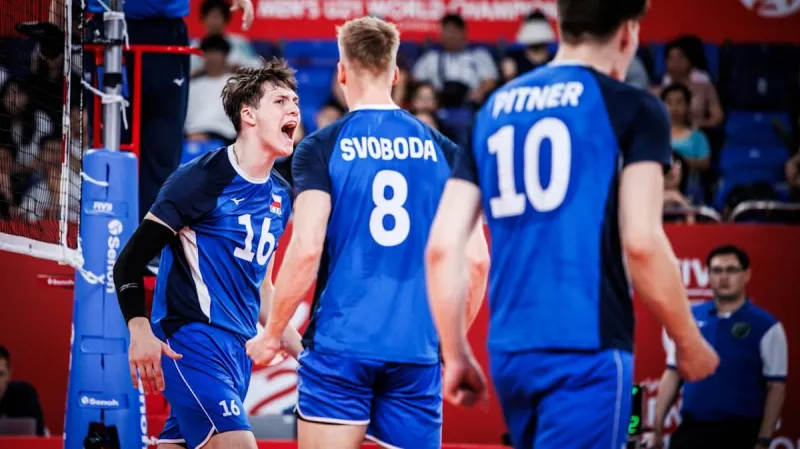 Volejbalisté jsou po výhře nad Tureckem ve čtvrtfinále MS do 21 let