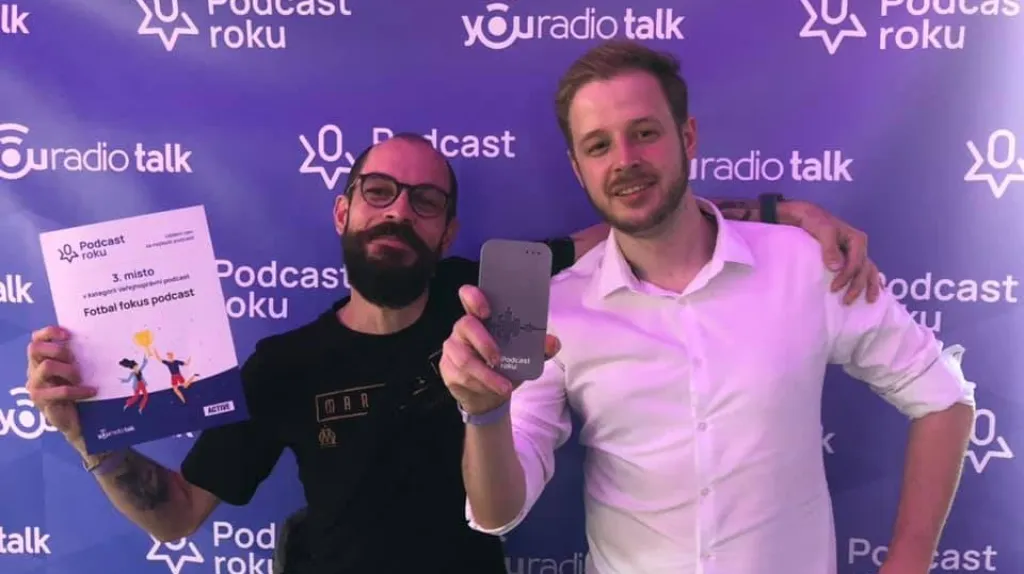 Autoři Fotbal fokus podcastu Ondřej Nováček a Pavel Jahoda
