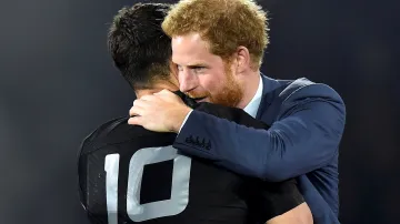 Princ Harry a Dan Carter