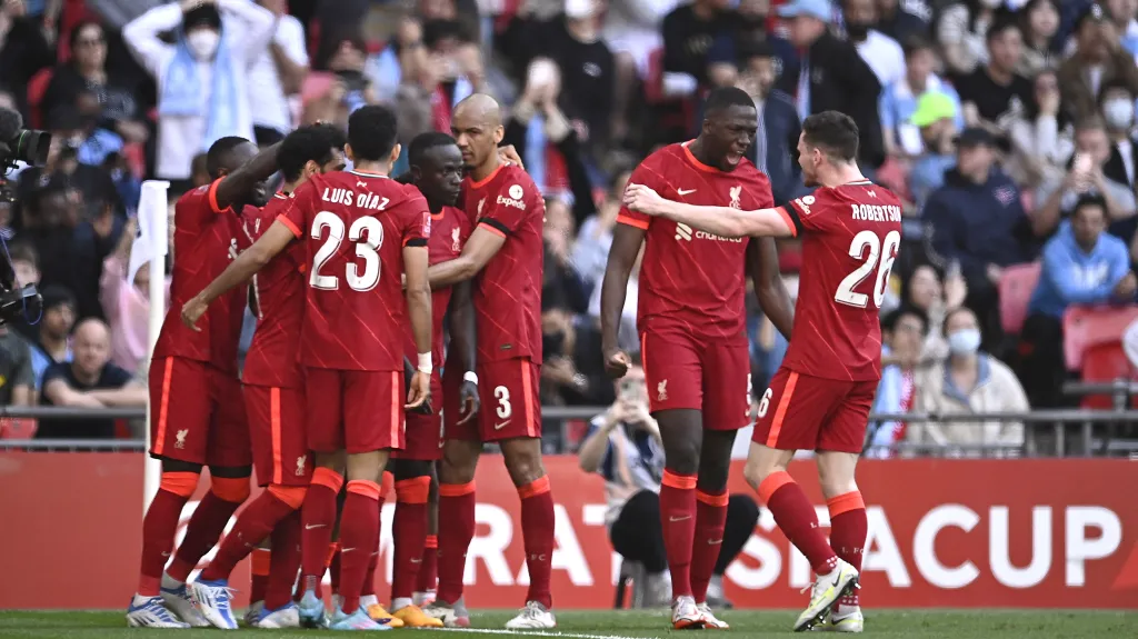 Radost fotbalistů Liverpoolu