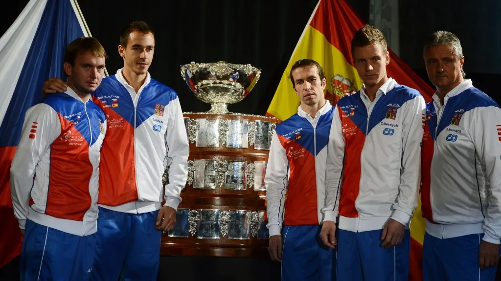 Český tým s Davisovým pohárem