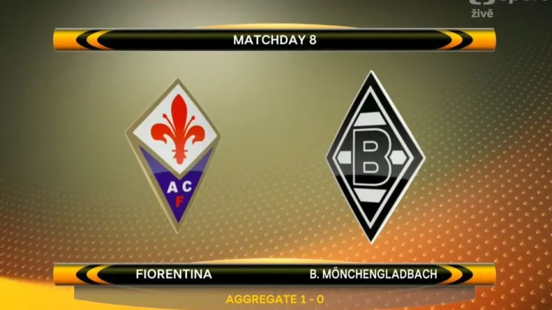 Sestřih utkání Fiorentina - Mönchengladbach