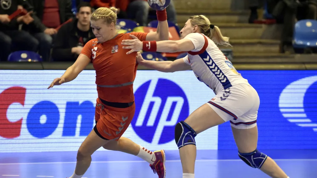 Česká házenkářka Michaela Hrbková