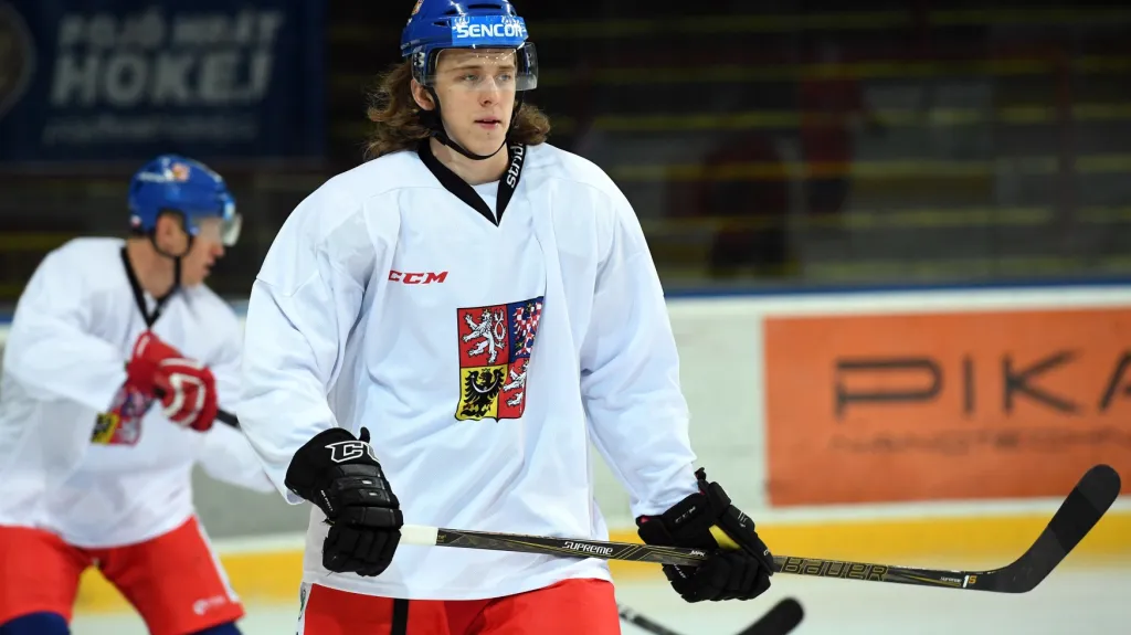 Libor Šulák na tréninku reprezentace