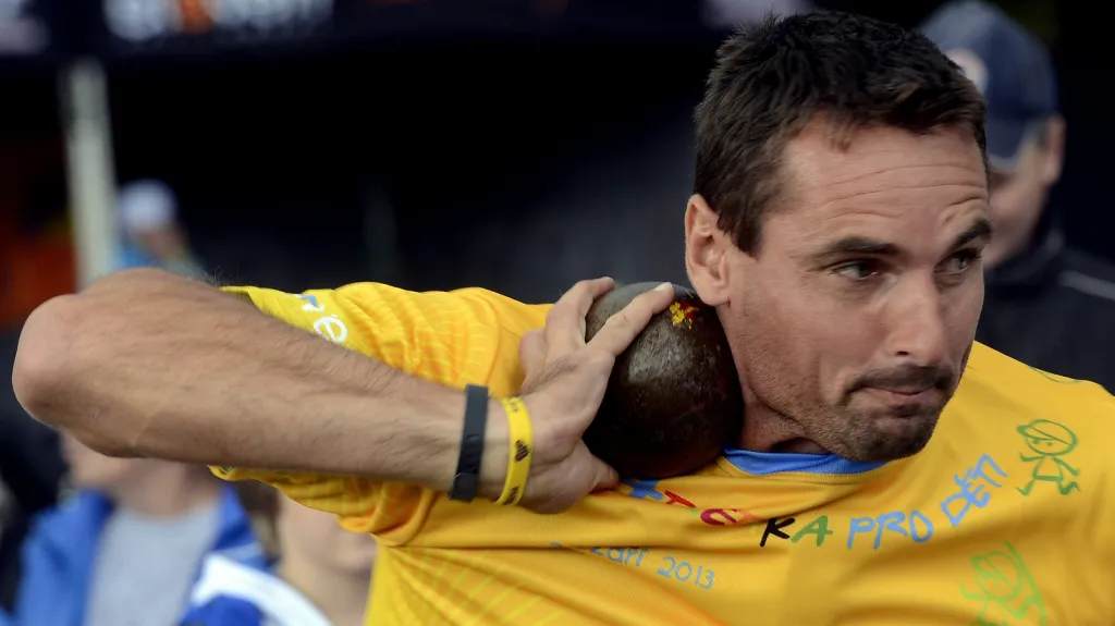 Roman Šebrle na kladenské exhibici