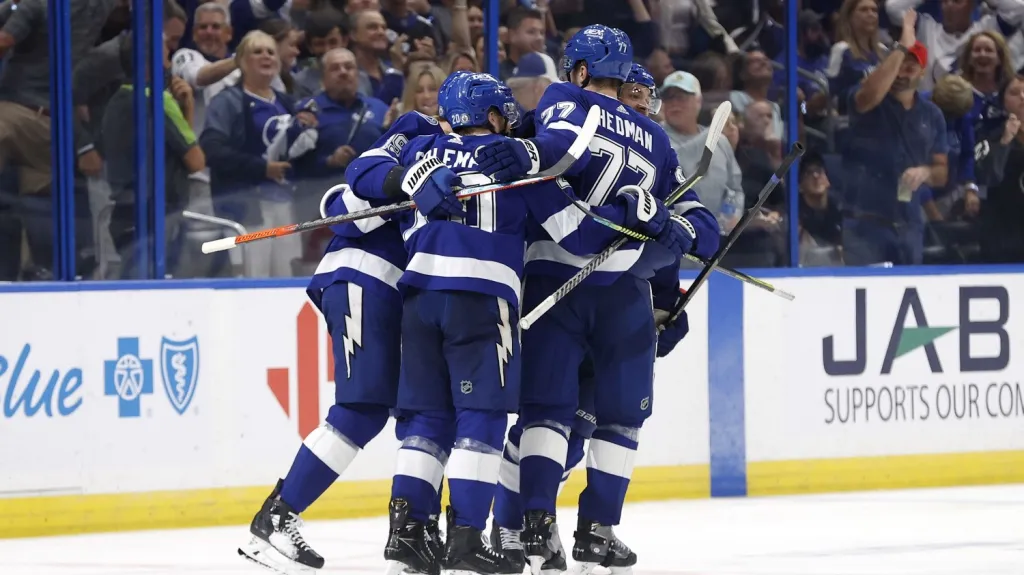 Radost hokejistů Tampy