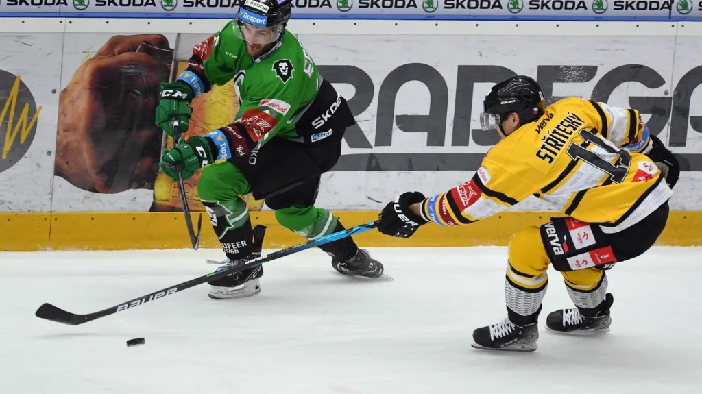 Jan Eberle v utkání s Litvínovem