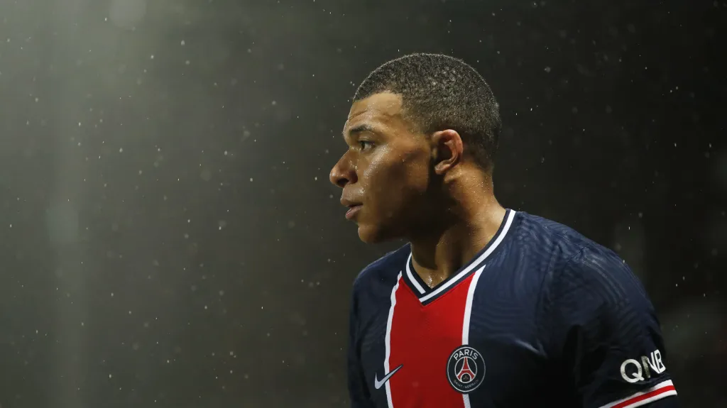 Kylian Mbappé v dresu PSG 