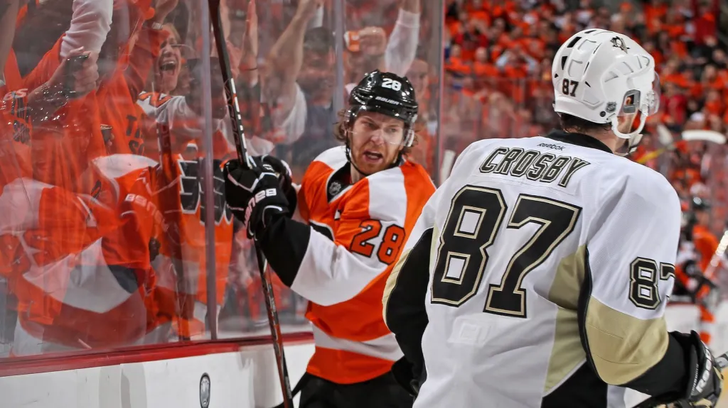 Crosby v utkání NHL