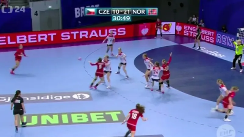 Házenkářky na ME nestačily na Norky