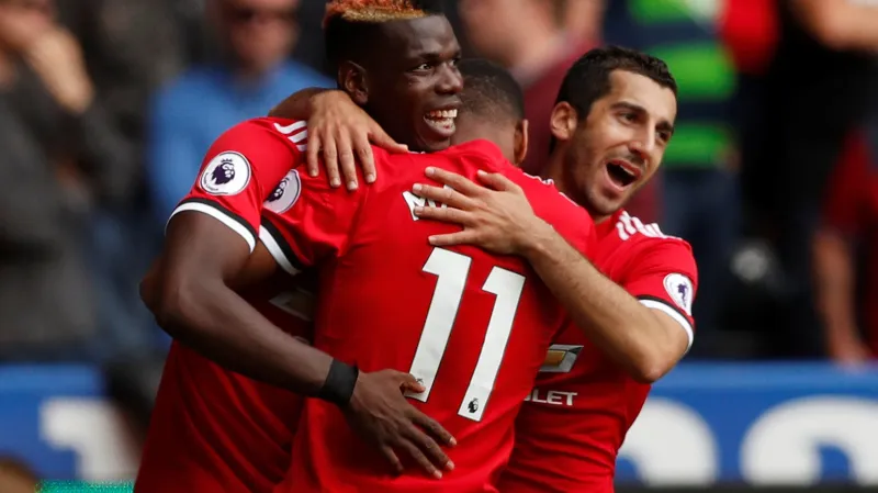 Radost fotbalistů Manchesteru United